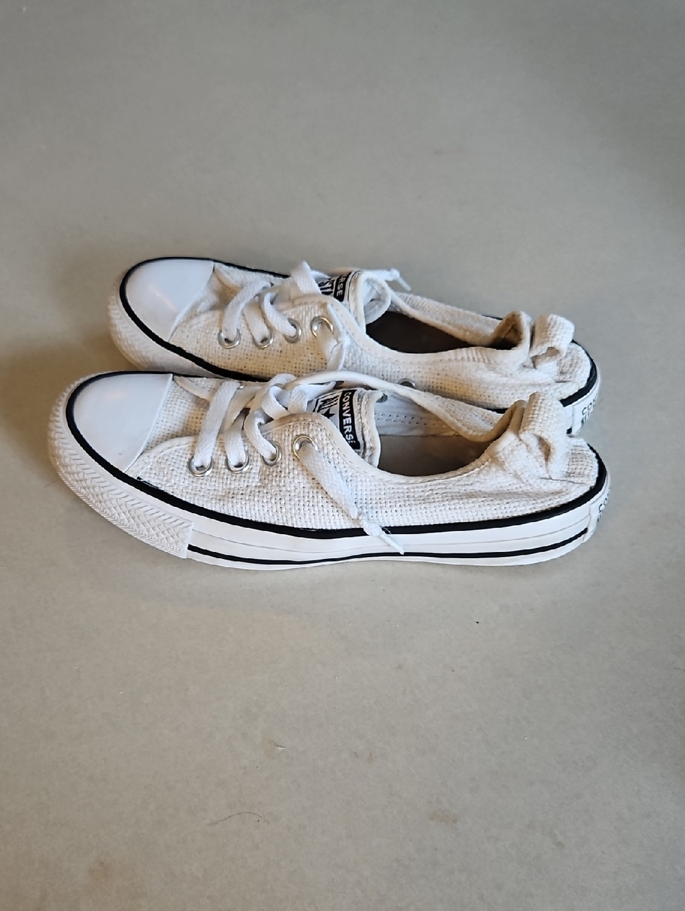 Converse White Slip Ons